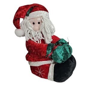 Ganz bottle buddy holiday Christmas Santa! Holds Any Bottle Wine Beer NWOT